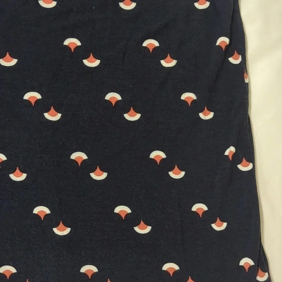 Ann Taylor Sleeveless Top, Color Blue/White/Tan Size XS - Picture 10 of 13